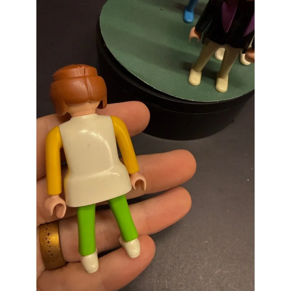Vintage Playmobil Geobra Figure Lot 1974 1990 Klicky People 5 Piece Set Multi